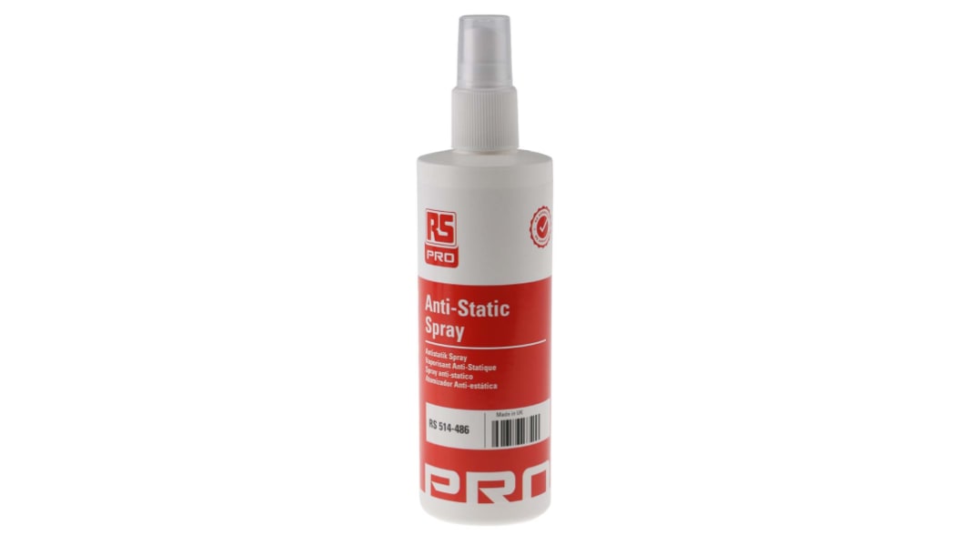 RS PRO 250ml Spray antistatisch Antistatik Gemäß EN 61340-5-1