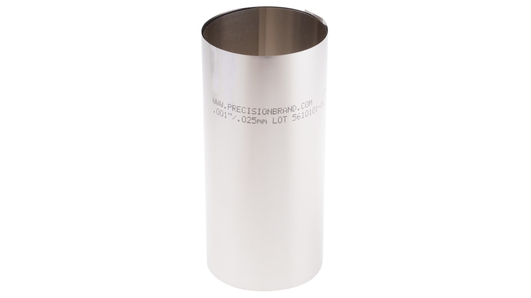 Cale en acier, 50pouce x 6pouce x 0.025mm
