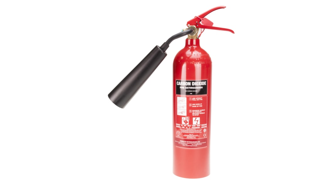 Fireblitz 2kg Carbon Dioxide Fire Extinguisher for Electrical (B, E)