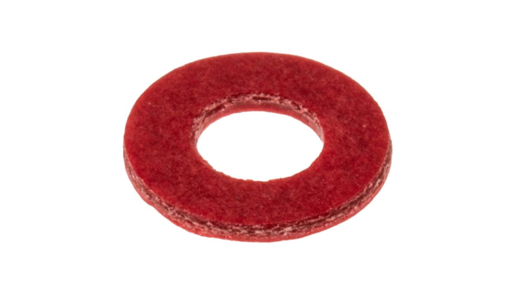 Vulcanised Fibre Tap Washers, M4