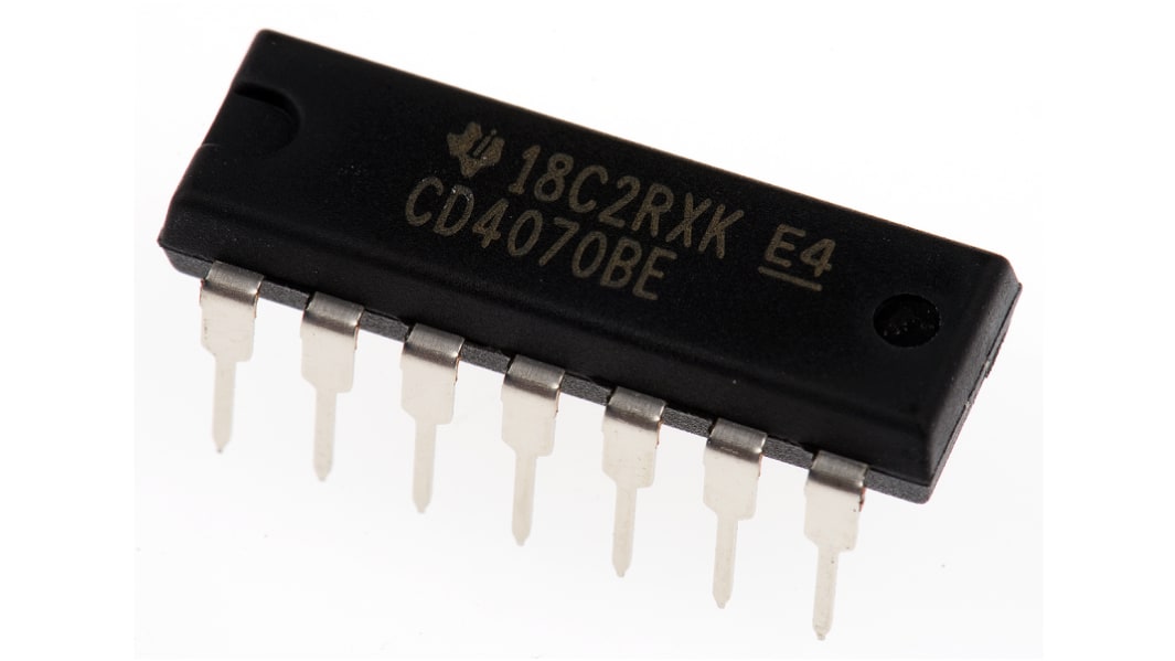 Gate logico Quad XOR Texas Instruments, 3 V → 18 V, 14 Pin, PDIP