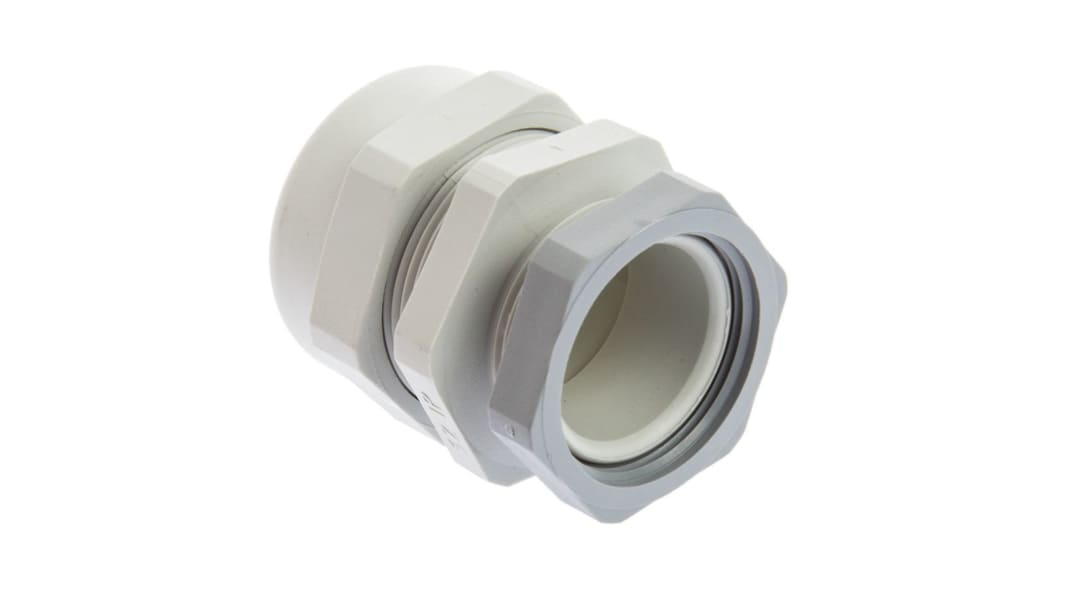 SIB WADI-TEC Series Grey PA 6 Cable Gland, M32 Thread, 15mm min., 24.5mm max., IP68