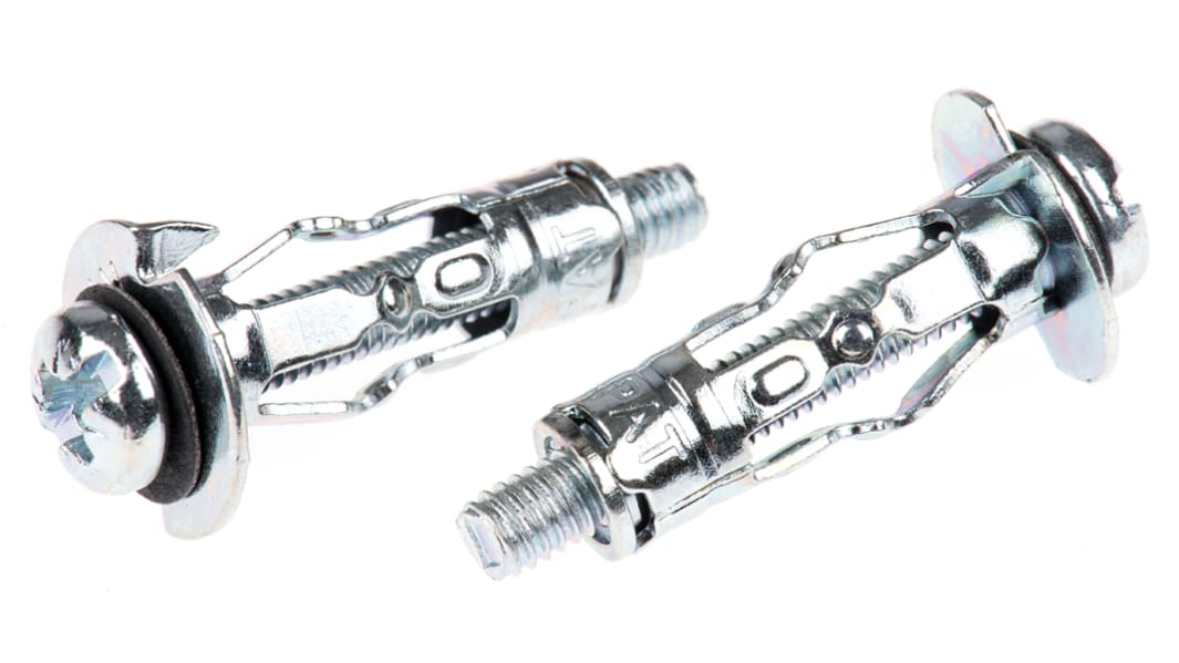 RawlPlug Steel Expanding Bolt Cavity Fixing, 8mm fixing hole diameter