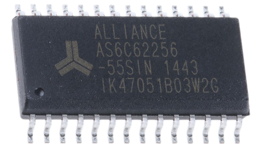 SRAM CMS Alliance Memory 256Kbit 32 K x 8 bits SOP 28 broches