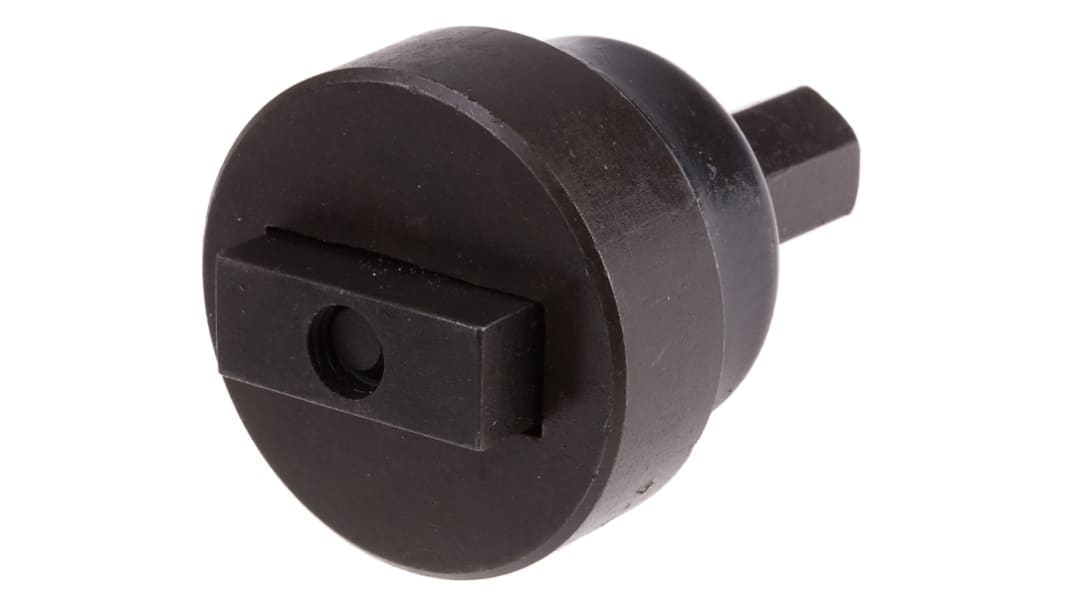 RS PRO Lochstanze, Weichstahl: 1,6 mm; Aluminium: 2 mm, 28.4 x 11.4mm, Hydraulik