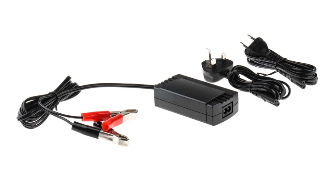 RS PRO Akkuladegerät für 1 für 1 Bleisäure Akkus, 12V/2A-