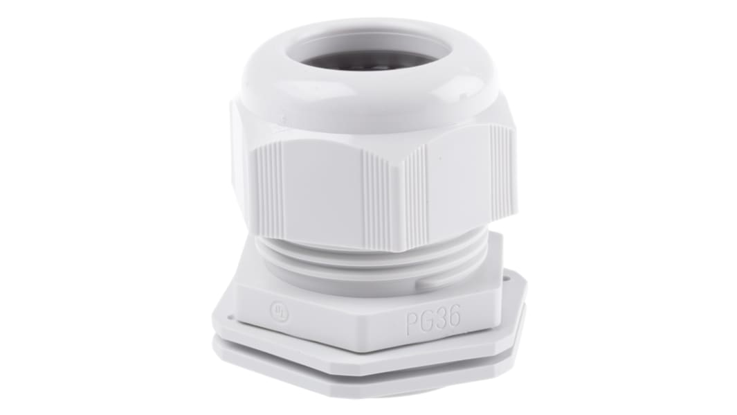 Presse-étoupe SIB SIB-TEC, PG36, en PA 6, Ø 18mm à Ø 32mm, avec contre-écrous, IP68