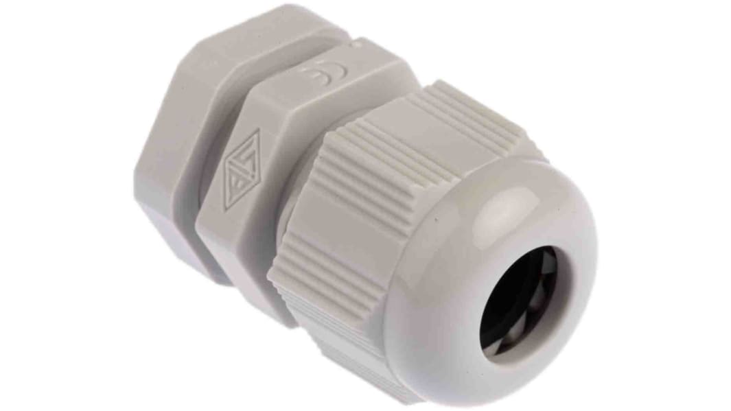 SIB SIB-TEC Series Grey PA 6 Cable Gland, PG11 Thread, 3.5mm min., 10mm max., IP68
