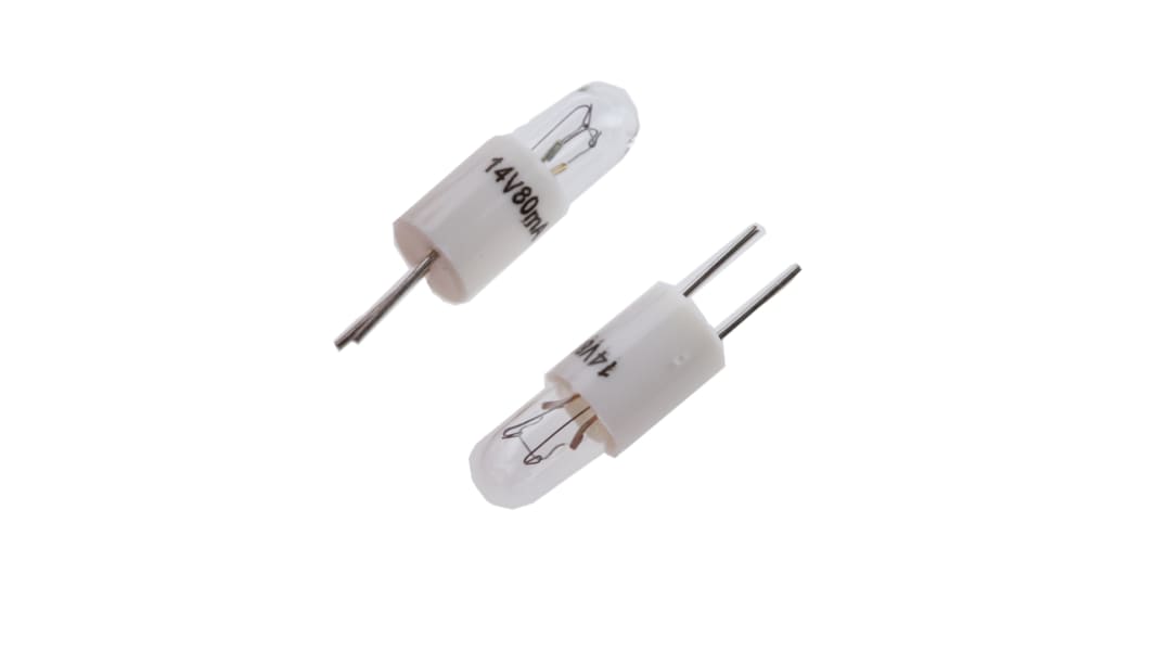 RS PRO Anzeigelampe 14 V, Stiftanschluss Ø 5.87mm x T1 3/4