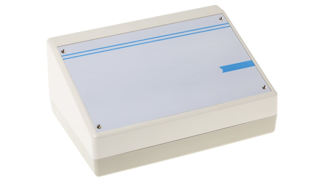 Boîtier pupitre OKW DeskCase 190 en ABS Blanc, 220 mm x 156 mm x 100 mm