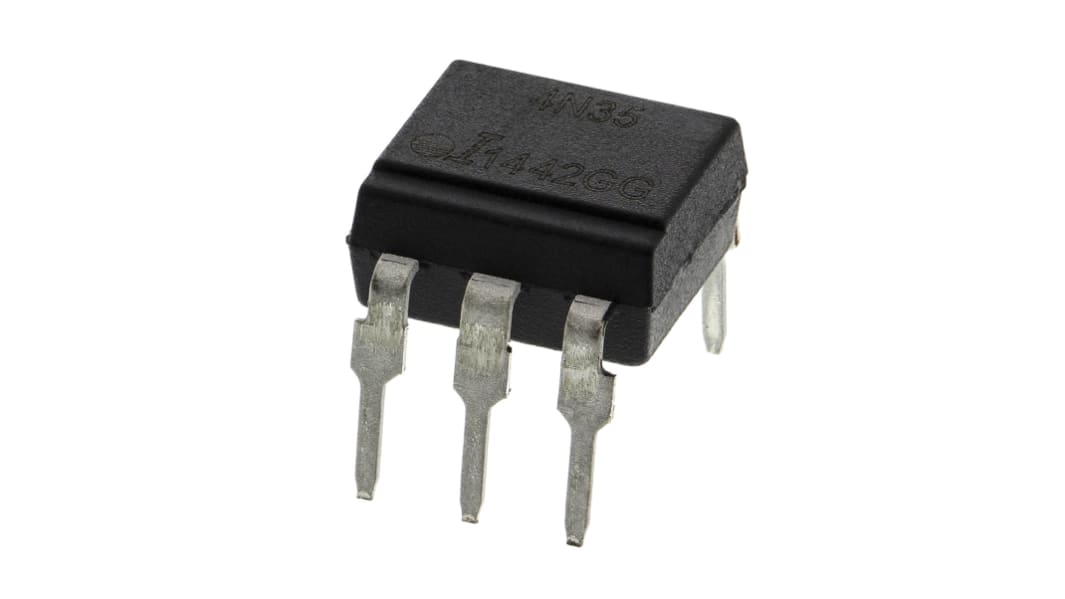 Isocom 4N25 THT Optokoppler DC-In / Transistor-Out, 6-Pin PDIP, Isolation 5,3 kV eff