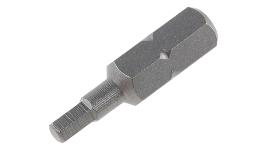 RS PRO 3 mm Schraubbit, Schraubeinsatz CrV-Stahl
