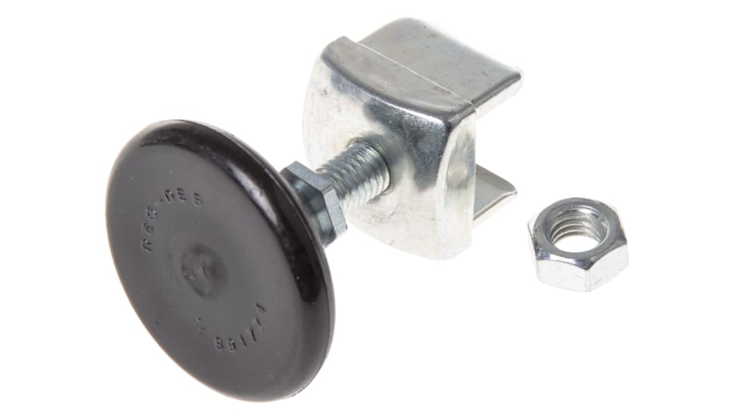 RS PRO M8 Thread Adjustable Foot, 25mm