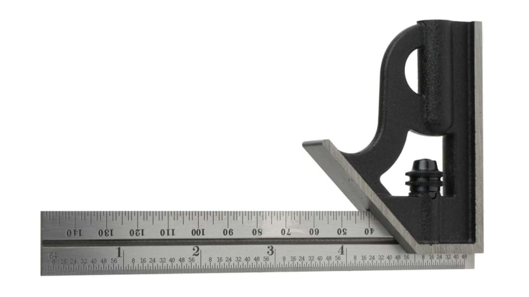 Escuadra combinada Starrett DW750, regla de 150 mm, 5-3/4plg