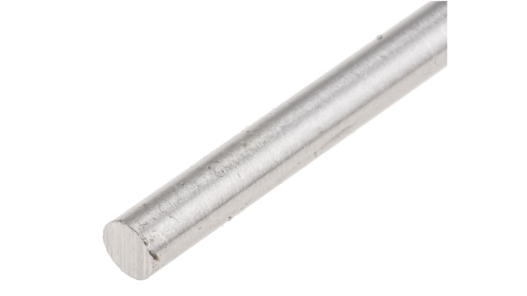 RS PRO Silver Steel Rod 1/4in Diameter, 330mm L