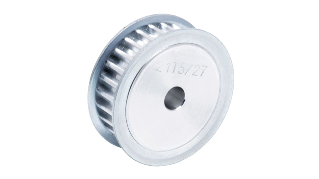Poulie pour courroie crantée en Aluminium 27 dents , pas de 5mm, alésage 8mm