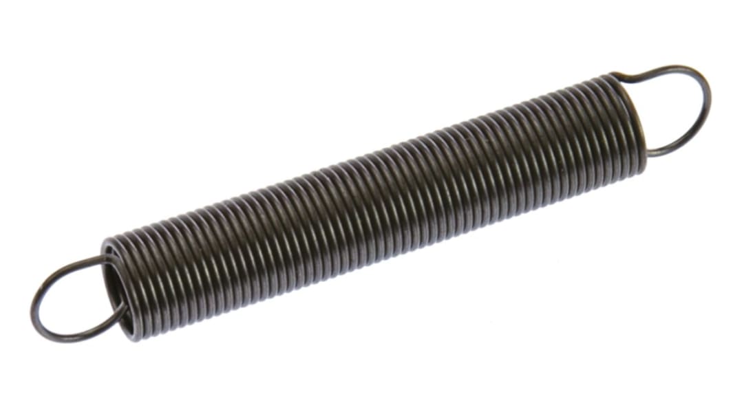 RS PRO Steel Extension Spring, 60.6mm x 9mm