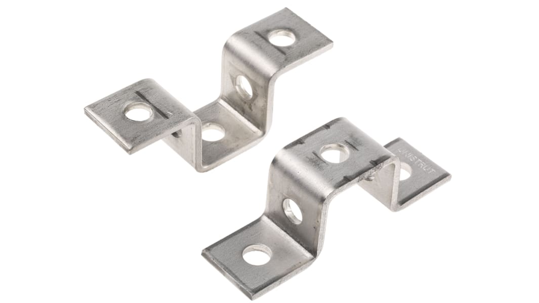 Stainless Steel U Shape Bracket 3 Hole, 长137mm 适合41 x 41 mm槽架