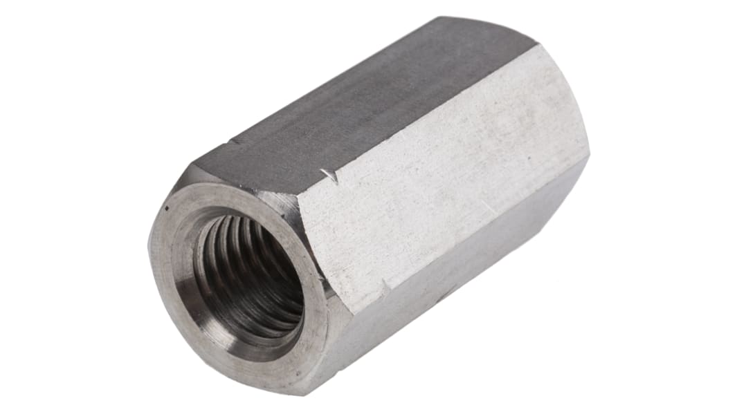 Dado di accoppiamento in Acciaio inox Liscio RS PRO, filettatura M20, lunghezza 60mm