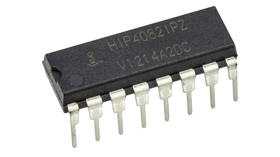 Renesas Electronics HIP4082IPZ, MOSFET gate-driver, CMOS, TTL, 1,25 A, 15V, 16 Ben, PDIP