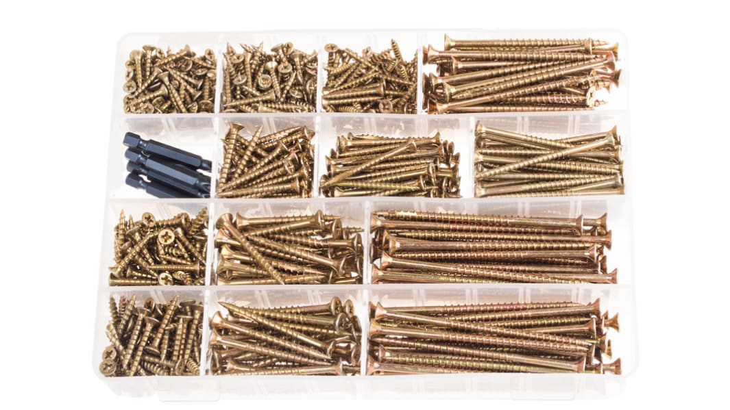 ULTI-MATE Steel 700 Piece Pozisquare Drive Screw/Bolt Kit