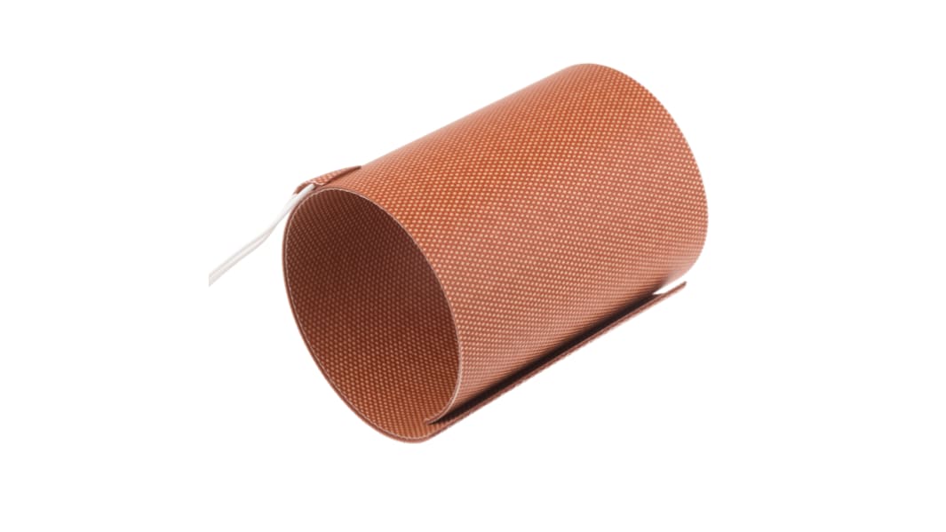 Tapis chauffant en silicone Cylindrique RS PRO, 240 V c.a., 105 W