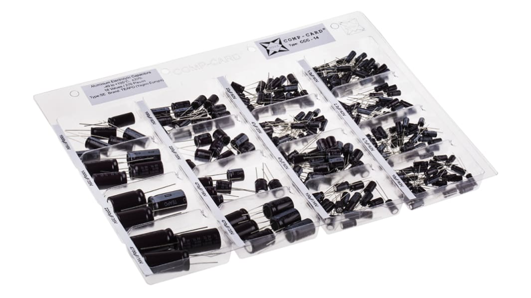 Kit de condensateurs Aluminium Traversant Nova, 270 pièces