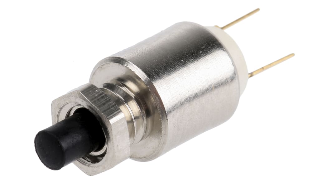 APEM Miniature Push Button Switch, Momentary, PCB, 4.2mm Cutout, SPST, 30V dc