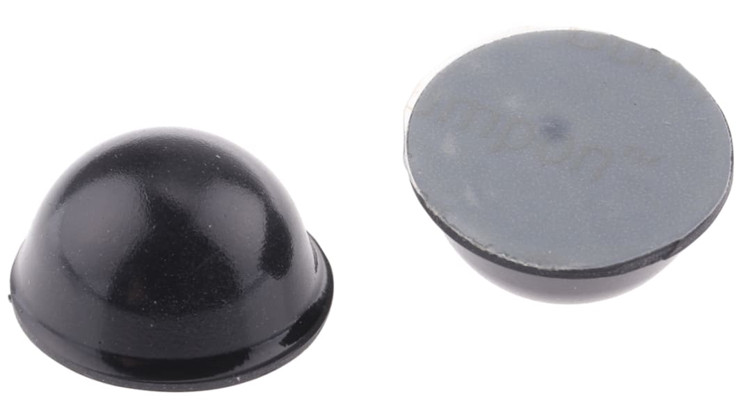 Piedini autoadesivi 3M in PUR, forma semisferica, Ø 19mm x 9.6mm