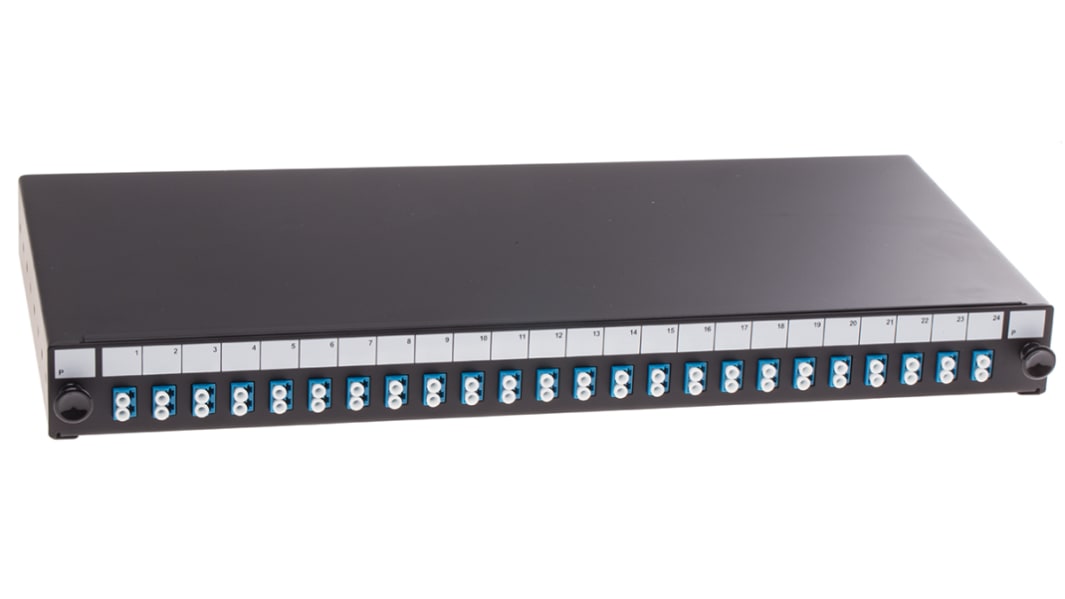 Patch panel per fibra ottica, RS PRO, Single Mode, Duplex, 1U