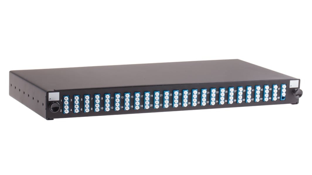 RS PRO LWL-Rangierfeld, 1U LC Duplex bestückt 482 x 205 x 44mm