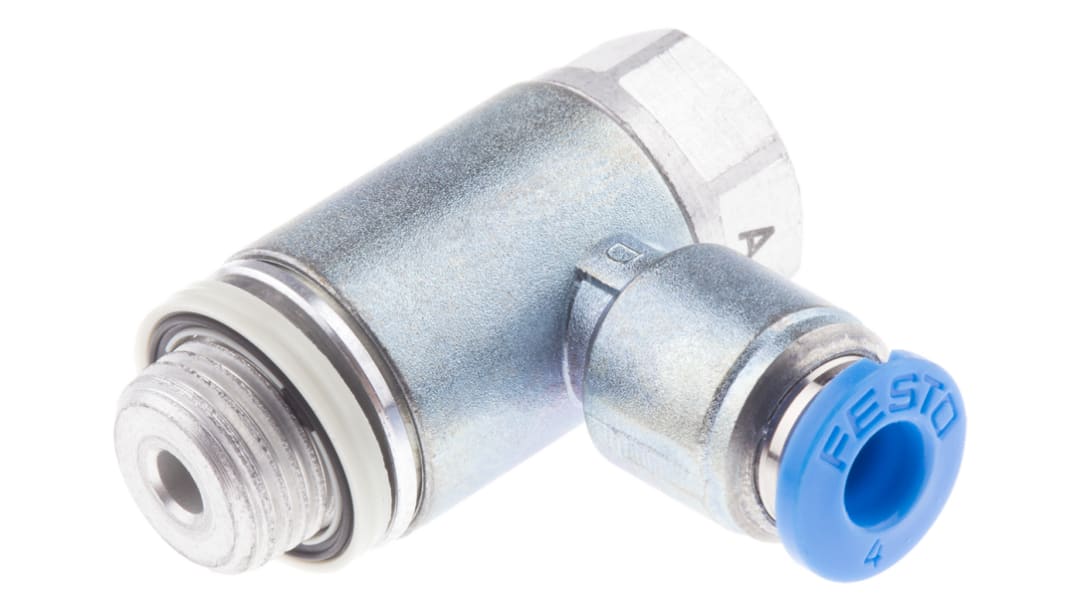 Festo GRLA Series Tube Exhaust Valve, 4mm Tube Inlet Port x G 1/8 Outlet Port, 193143