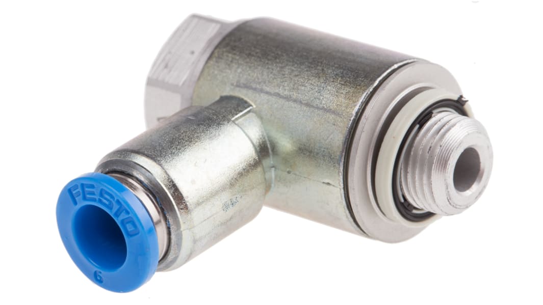 Festo GRLA Series Tube Exhaust Valve, 6mm Tube Inlet Port x G 1/8 Outlet Port, 537075