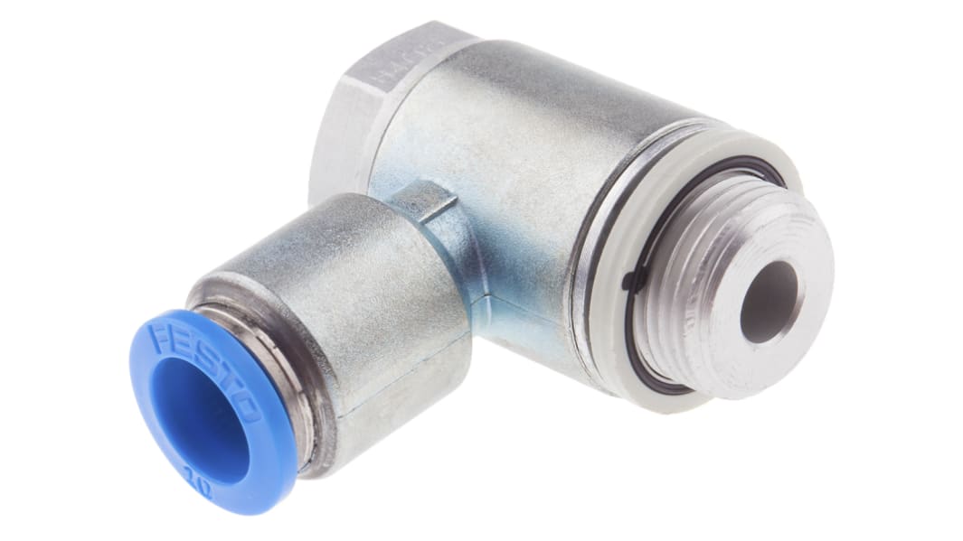 Festo GRLA Series Tube Exhaust Valve, 10mm Tube Inlet Port x G 3/8 Outlet Port, 193151