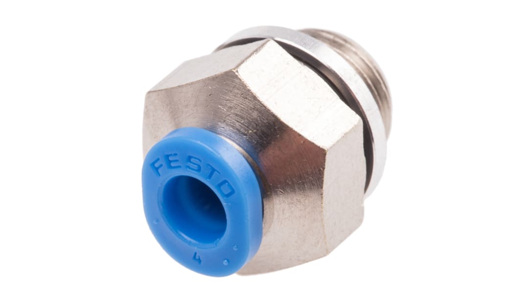 Adaptateur droit fileté Festo QS vers Enfichable 4 mm G 1/8 Mâle