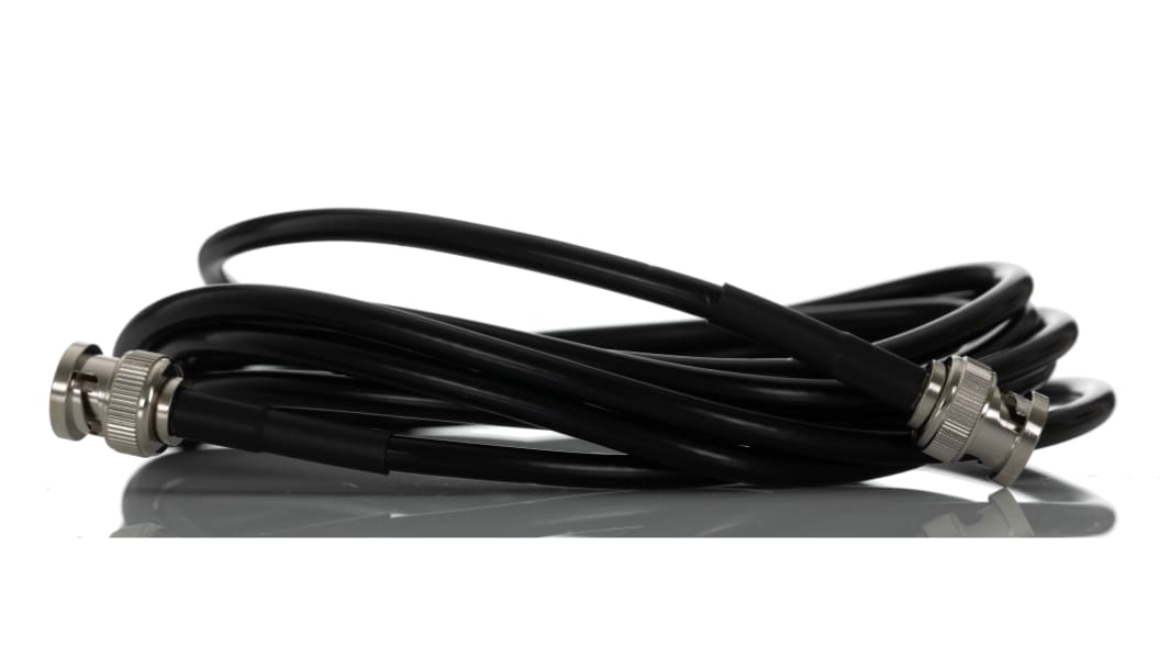 RS PRO Male BNC to Male BNC, 3m, RG58 Coaxial, Terminated50 Ω