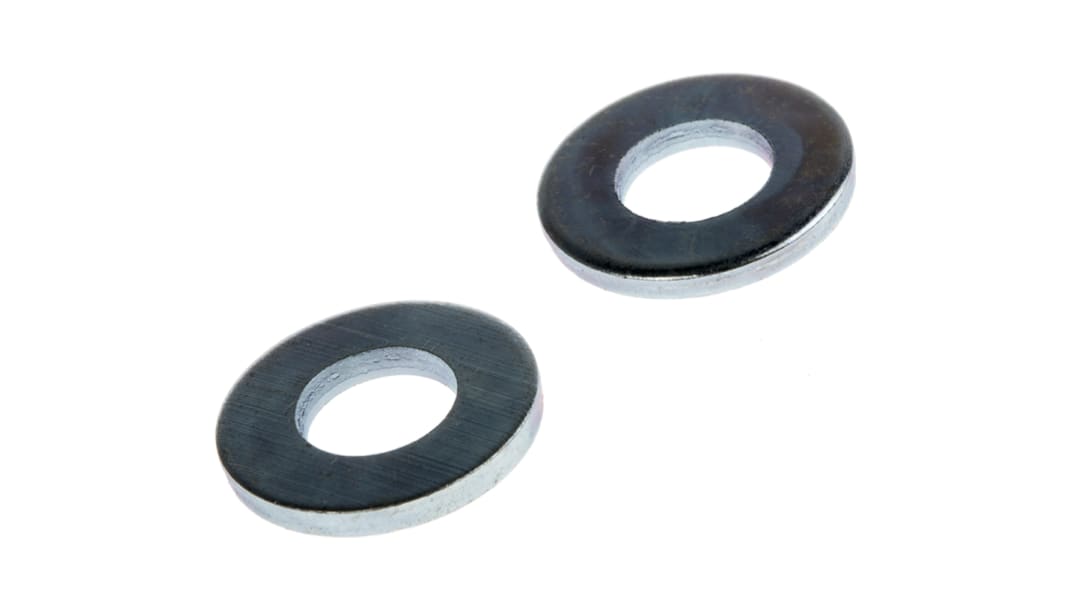 Arandelas Galvanizado brillante, Acero, Plano M6