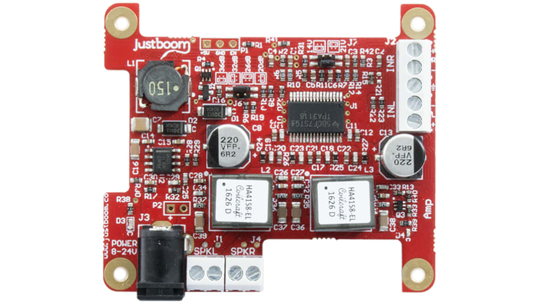 Amplificateur audio sur carte Addon Amp JustBoom pour Raspberry Pi Pi Supply