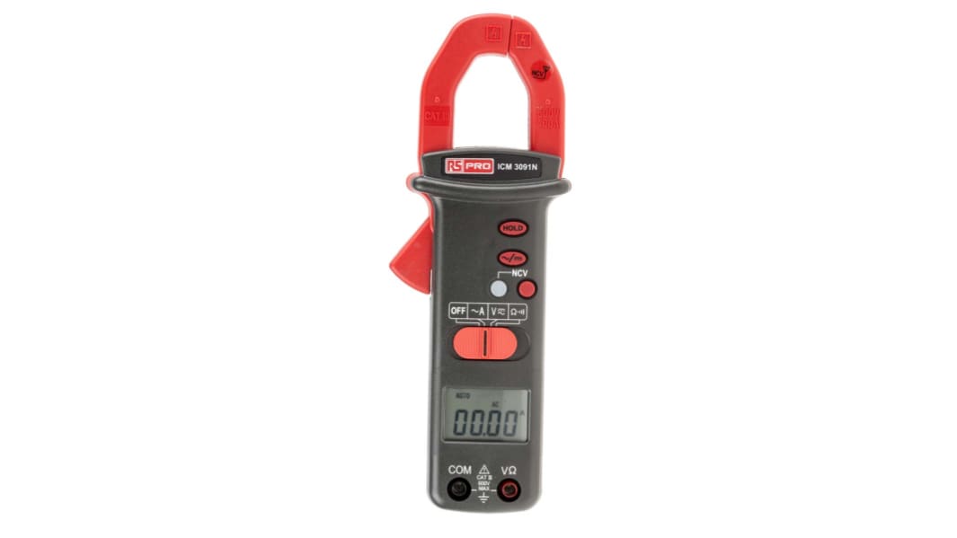 RS PRO ICM3091N Clamp Meter, Max Current 400A ac