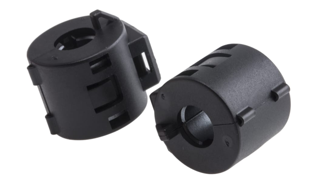 RS PRO Openable Ferrite Clamp, 24.5 Dia. x 28.5mm, For Computer Peripherals, Digital TV, Internal & External Power