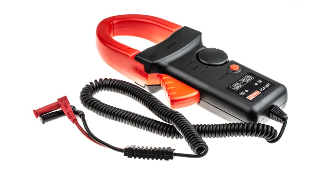 RS PRO Clamp Meter, 1000A dc, Max Current 1000A ac CAT III 1000 V