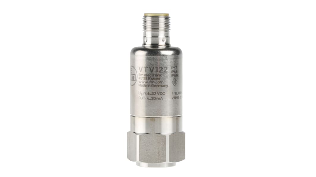 ifm electronic Vibration Sensor, 25mm/s Max, 20 mA Max, 32V Max, -30°C → +125°C