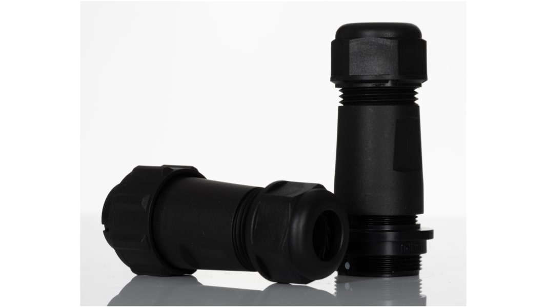 RS PRO Circular Connector, 4 Contacts, Cable Mount, Plug and Socket, Male and Female Contacts, IP68