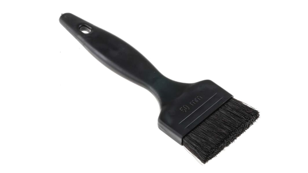 RS PRO Nylon Antistatische Bürste Flach L. 164mm Ableitend Leitfähig  Gemäß EN 61340-5-1