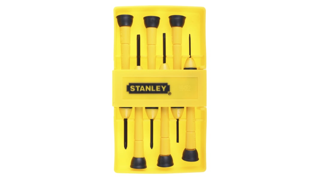 Stanley 0-66-052 Phillips; Slotted Precision Screwdriver Set, 6-Piece