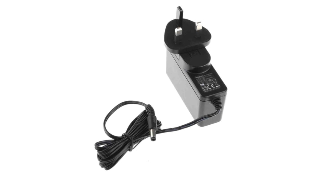 Adaptateur AC/DC 12V c.c., 2A, 24W, Fiche mâle universelle