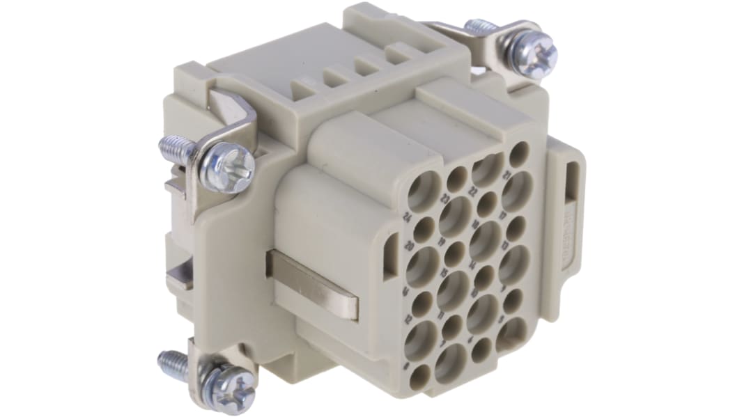 Inserto de conector de potencia HARTING Hembra, serie Han DD