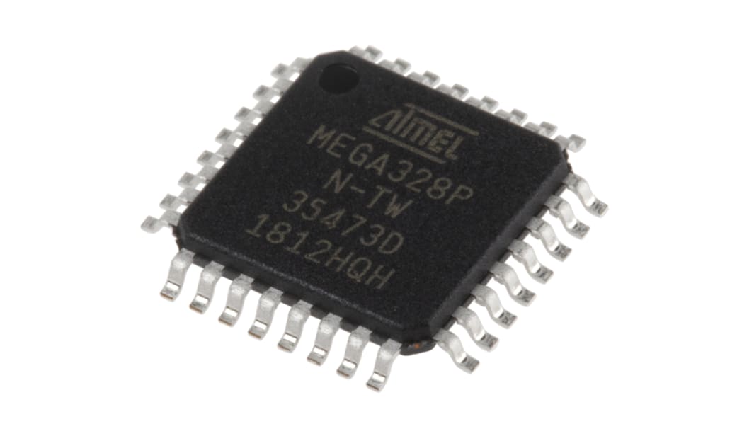 Microchip ATMEGA328P-AN, 8bit AVR Microcontroller, ATmega, 20MHz, 32 kB Flash, 32-Pin TQFP