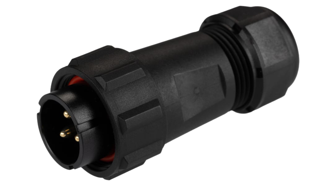 RS PRO Circular Connector, 3 Contacts, Cable MountPlug and Socket, Male and Female Contacts, IP68