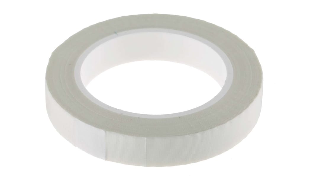 RS PRO Glasfaser-Filament Isolierband Weiß, Stärke 0.18mm x 19mm x 33m, 0°C bis +180°C